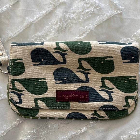 bungalow 360 Handbags - Bungalow 360 Whale Print  Wallet